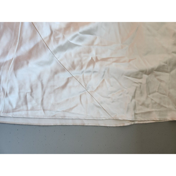 NWD Reformation Ronda Silk Wedding Gown Maxi Dress Sz 12 Ivory #4A453 - Picture 8 of 16